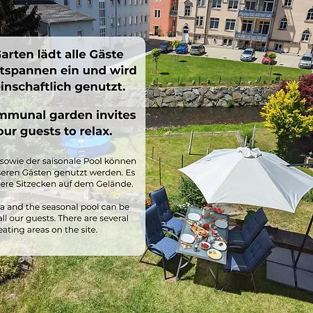 F0 - Urlaubsmagie - Kleine Voll Ausgestattete Mit Gemeinschaftsgarten, -pool & -sauna Daire *