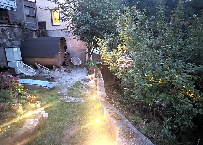 F0 - Urlaubsmagie - Kleine Voll Ausgestattete Mit Gemeinschaftsgarten, -pool & -sauna شقة *