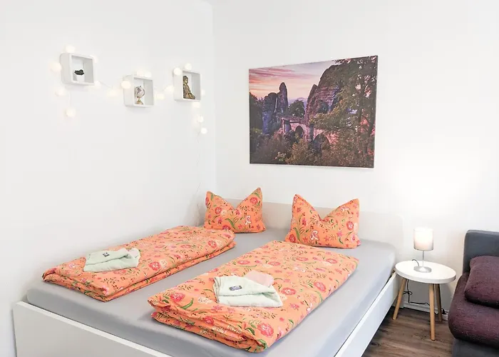 F0 - Urlaubsmagie - Kleine Voll Ausgestattete Mit Gemeinschaftsgarten, -pool & -sauna شقة *