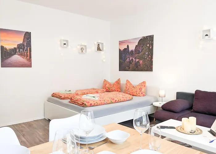 F0 - Urlaubsmagie - Kleine Voll Ausgestattete Mit Gemeinschaftsgarten, -pool & -sauna شقة *