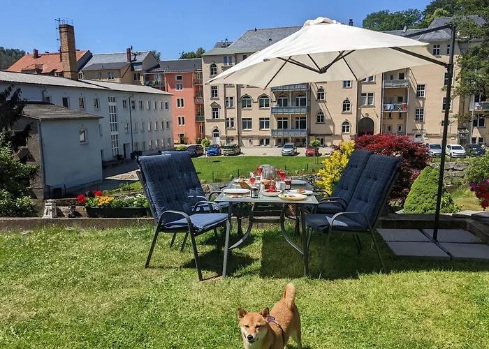 شقة F0 - Urlaubsmagie - Kleine Voll Ausgestattete Mit Gemeinschaftsgarten, -pool & -sauna *