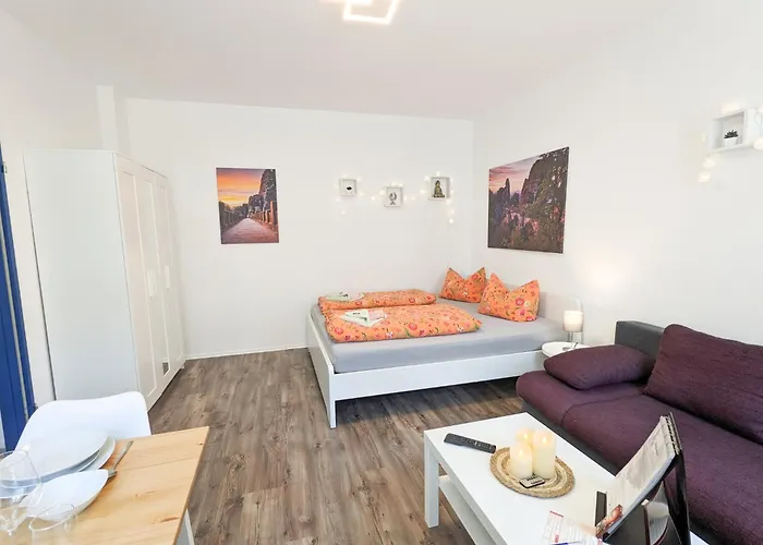 F0 - Urlaubsmagie - Kleine Voll Ausgestattete Mit Gemeinschaftsgarten, -pool & -sauna شقة *